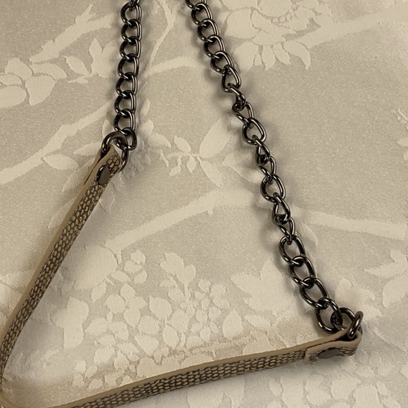 NWT Circus Sam Edelman Gold Snakeskin Look Purse/Black Crossbody Chain/Clutch - Picture 13 of 13